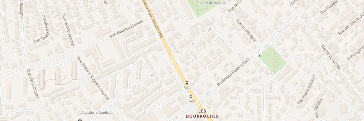 Plan du 98 Bd des Bourroches à Dijon