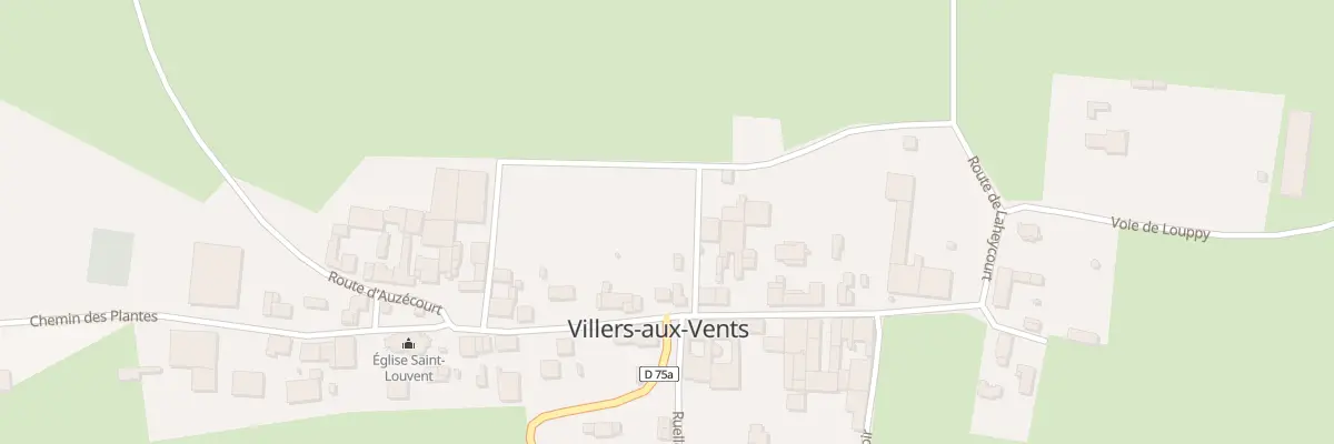 Plan du 18 Gr La Grande Rue à Villers-aux-Vents
