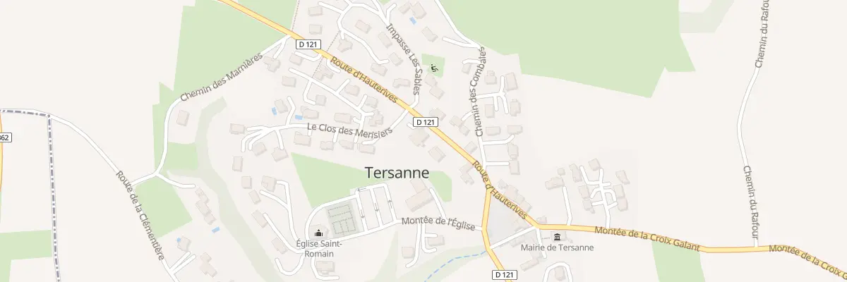Plan du 165 Rte d’Hauterives à Tersanne