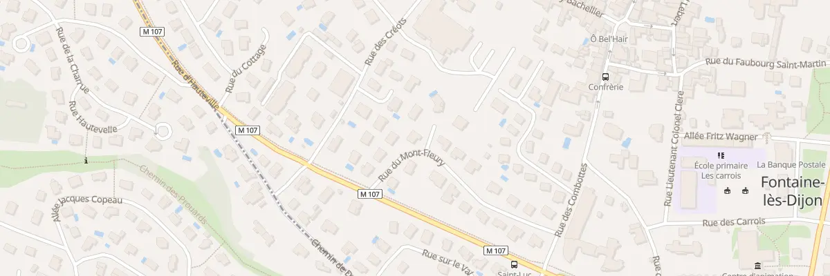 Plan du 24 Rue du Mont- Fleury à Fontaine-lès-Dijon