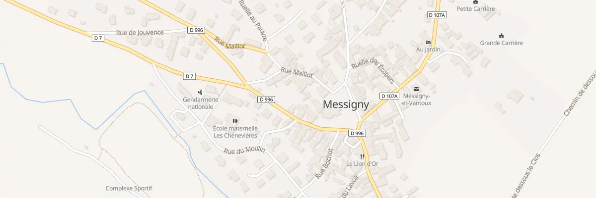 Plan du 6 Rue du Val Suzon à Messigny-et-Vantoux