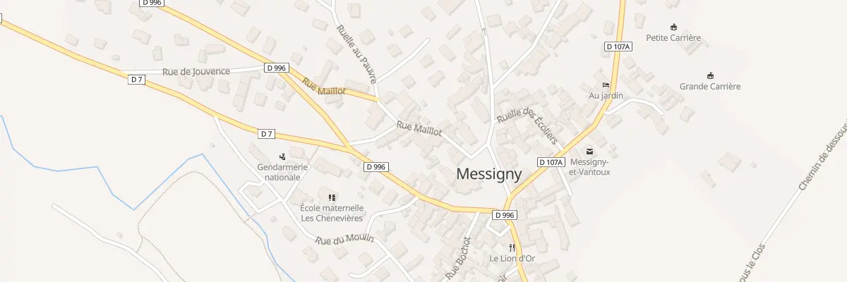 Plan du 3 Rue Maillot à Messigny-et-Vantoux