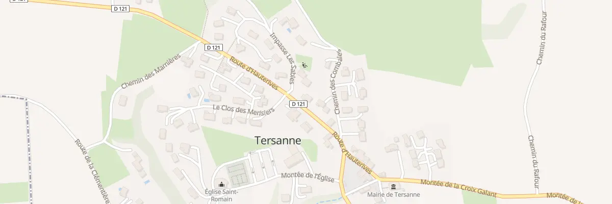 Plan du 5083 Les Sables à Tersanne