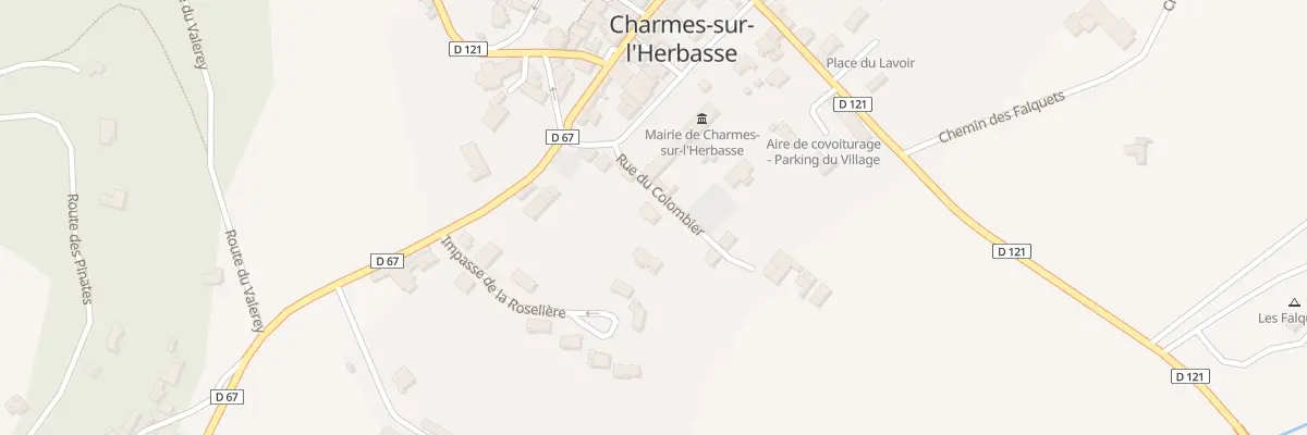 Plan du 60 Rue du Colombier à Charmes-sur-l’Herbasse