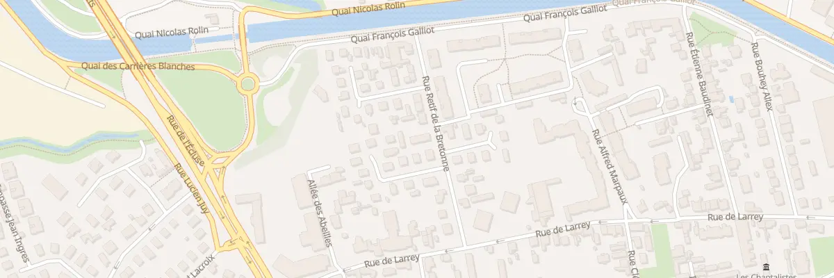 Plan du 11 Rue Restif de la Bretonne à Dijon