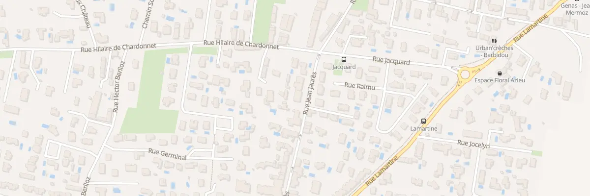 Plan du 58 Rue Jean Jaures à Genas