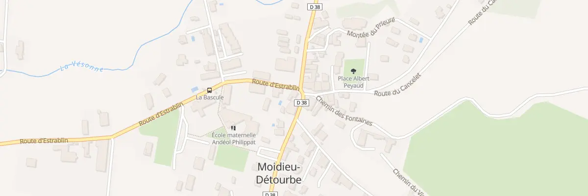 Plan du 5 Rte d’Estrablin à Moidieu-Détourbe