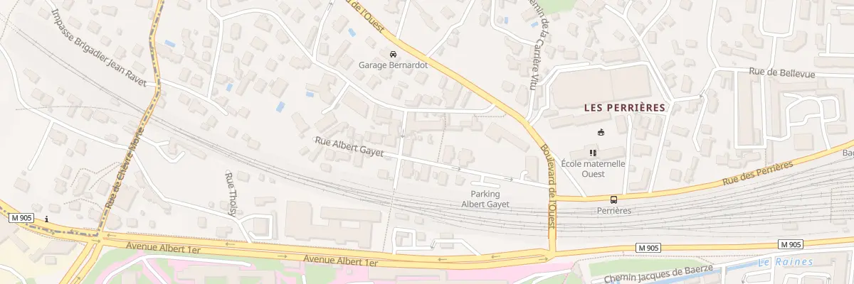 Plan du 12 Rue Albert Gayet à Dijon