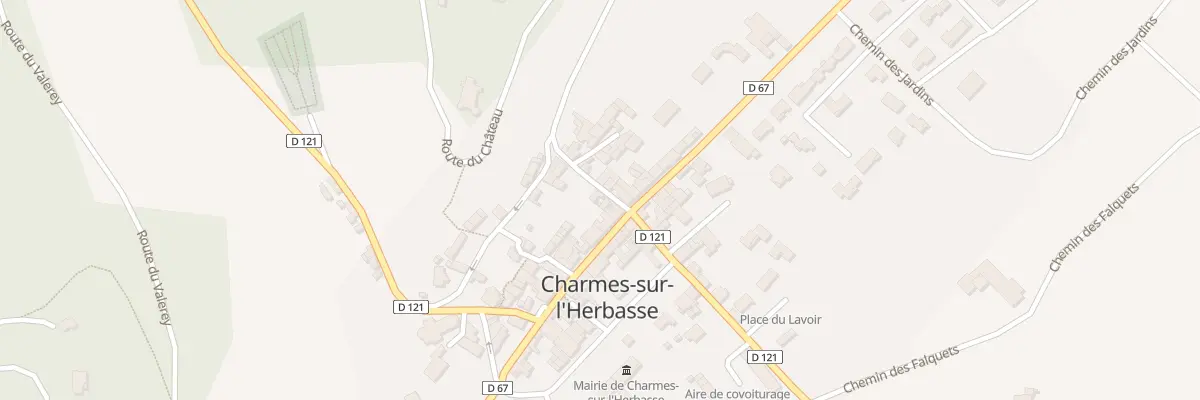 Plan du 25 Rte du Chateau à Charmes-sur-l’Herbasse