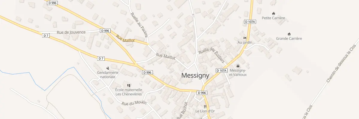 Plan du 2 Rue Maillot à Messigny-et-Vantoux