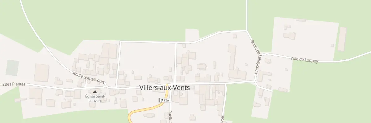 Plan du 12 Gr La Grande Rue à Villers-aux-Vents