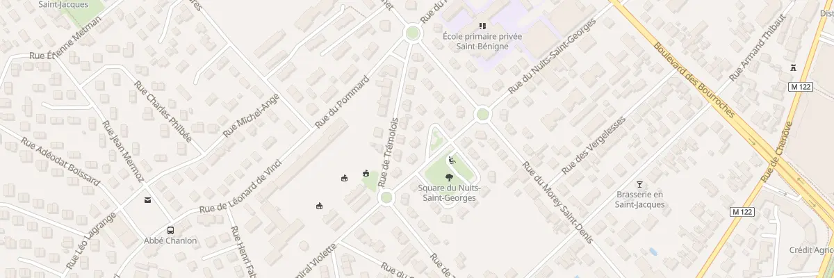 Plan du 50 Rue du Nuits Saint-Georges à Dijon