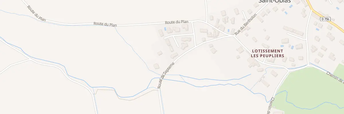 Plan du 136 Rte du Plan à Oytier-Saint-Oblas