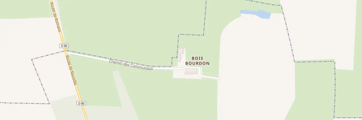 Plan du 310 Che des Communaux à Romans