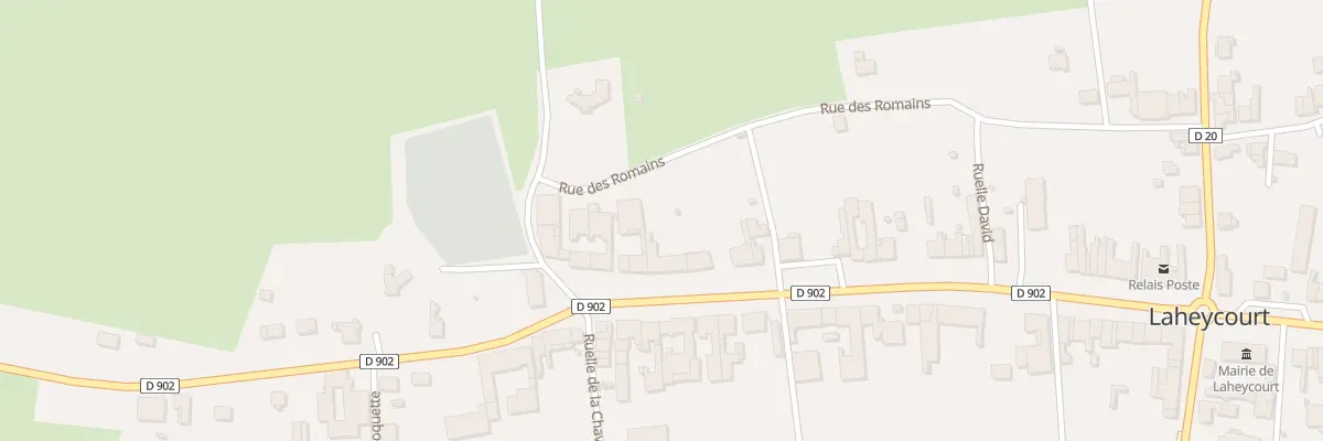 Plan du 36 Rue du Gen Porson à Laheycourt
