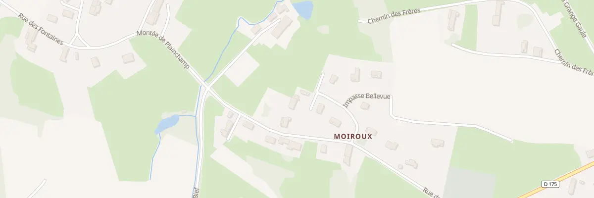 Plan du 5073 Moiroux à Loisy