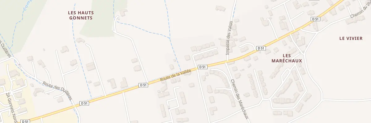 Plan du 20 Rte de la Vallée à Hauterives