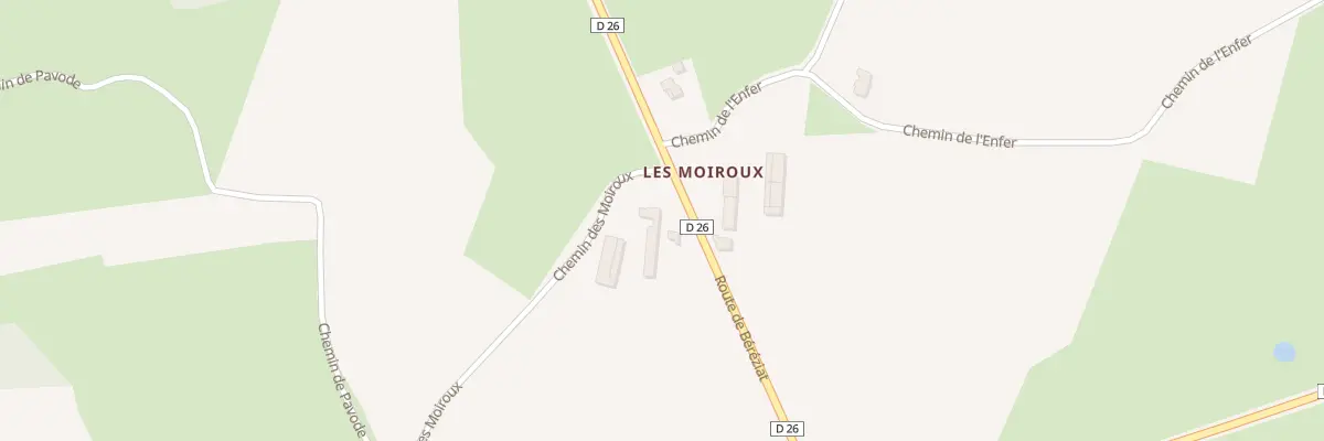 Plan du 2832 Rte de Béréziat à Saint-Étienne-sur-Reyssouze