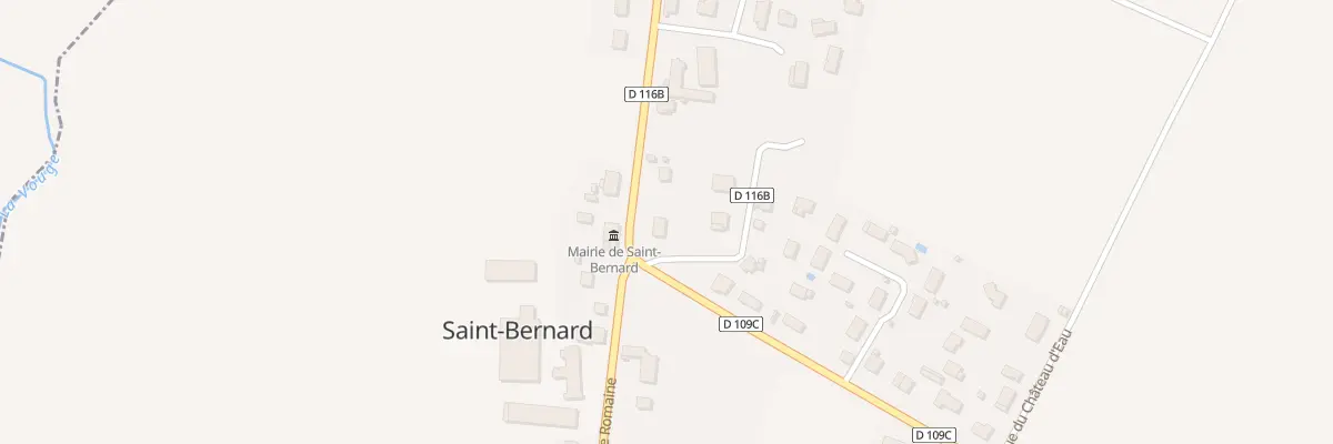 Plan du 33 Voie Romaine à Saint-Bernard