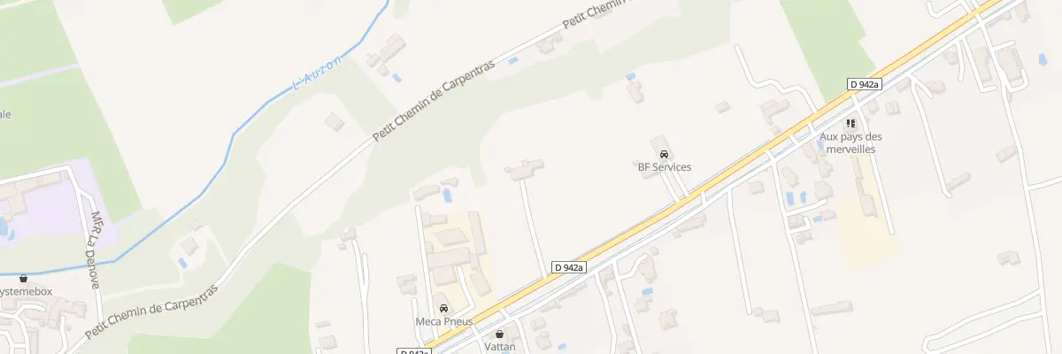 Plan du 1087 Rte de Carpentras à Monteux