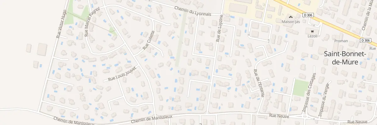 Plan du 3 Rue des Muguets à Saint-Bonnet-de-Mure