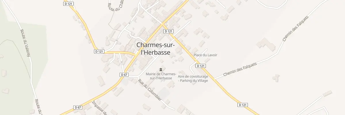 Plan du 110 Pl Champ de Mars à Charmes-sur-l’Herbasse