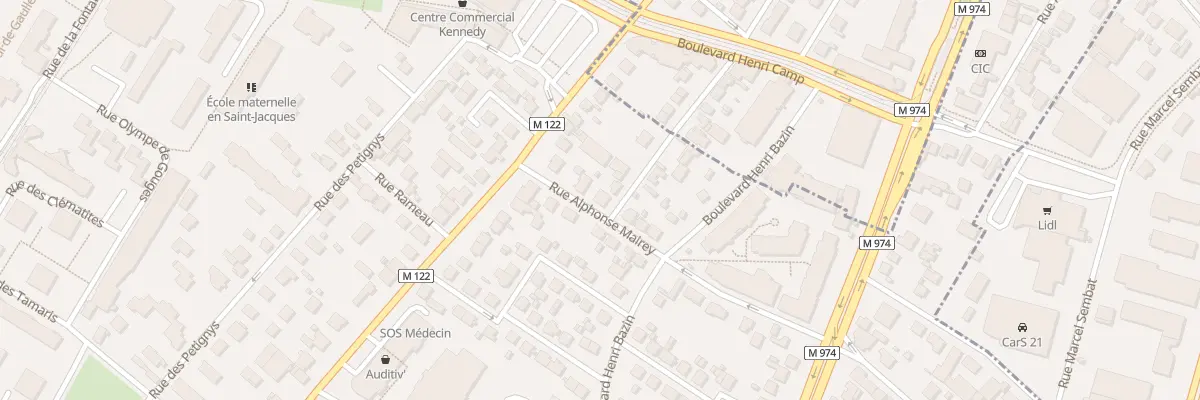 Plan du 1 Rue de Genève à Chenôve