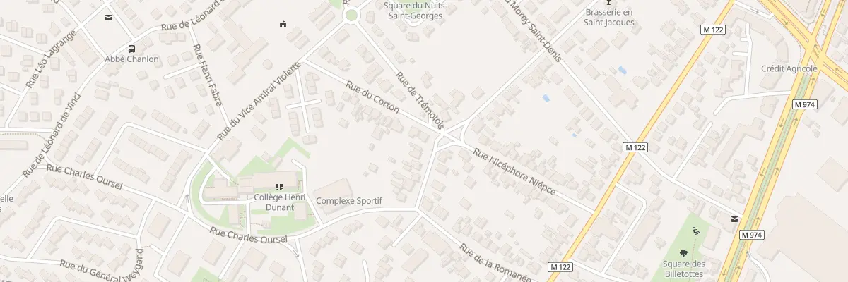 Plan du 30 Rue en Saint-Jacques à Dijon