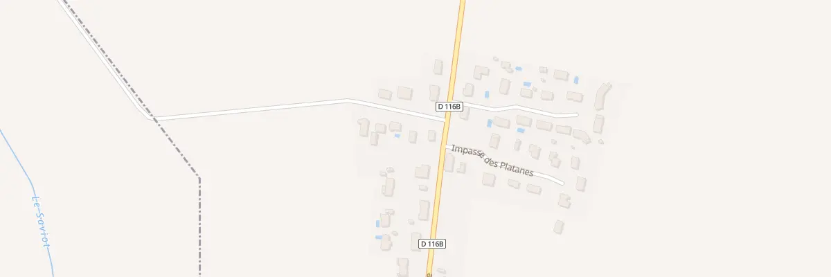 Plan du 1 Rue du Paquis de Rolange à Saint-Bernard