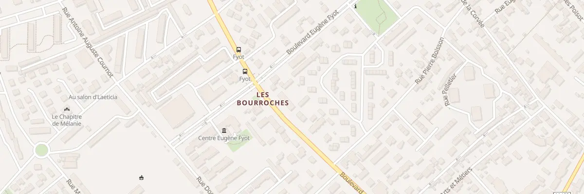 Plan du 72 Bd des Bourroches à Dijon