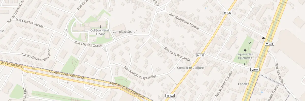 Plan du 19B Rue de la Romanée à Dijon