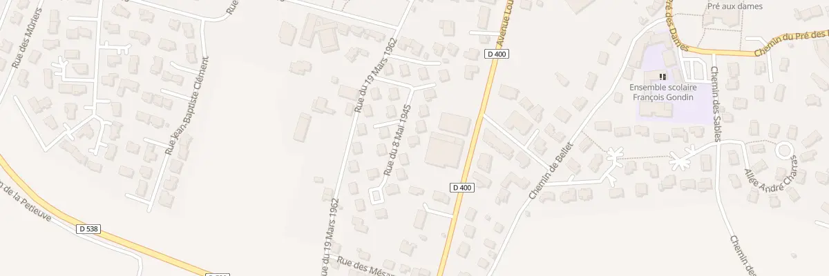 Plan du 5 Rue du Huit Mai 1945 à Chabeuil