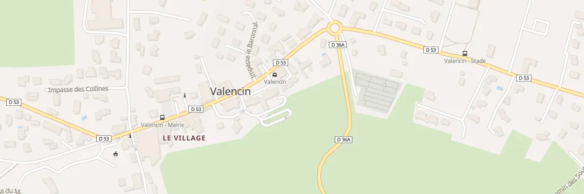 Plan du 40 Imp des Tulipes à Valencin