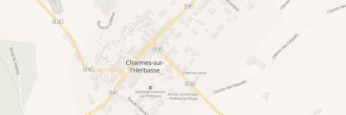 Plan du 65 Rte de Margès à Charmes-sur-l’Herbasse