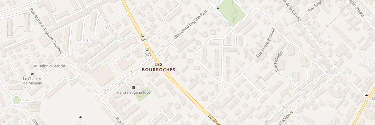Plan du 22 Rue Ferdinand Claudon à Dijon