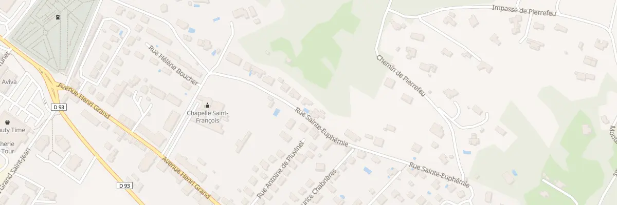 Plan du 58 Rue Sainte Euphemie à Crest