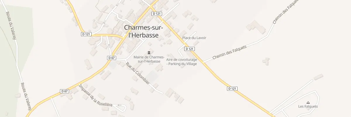 Plan du 144 Rte de Margès à Charmes-sur-l’Herbasse