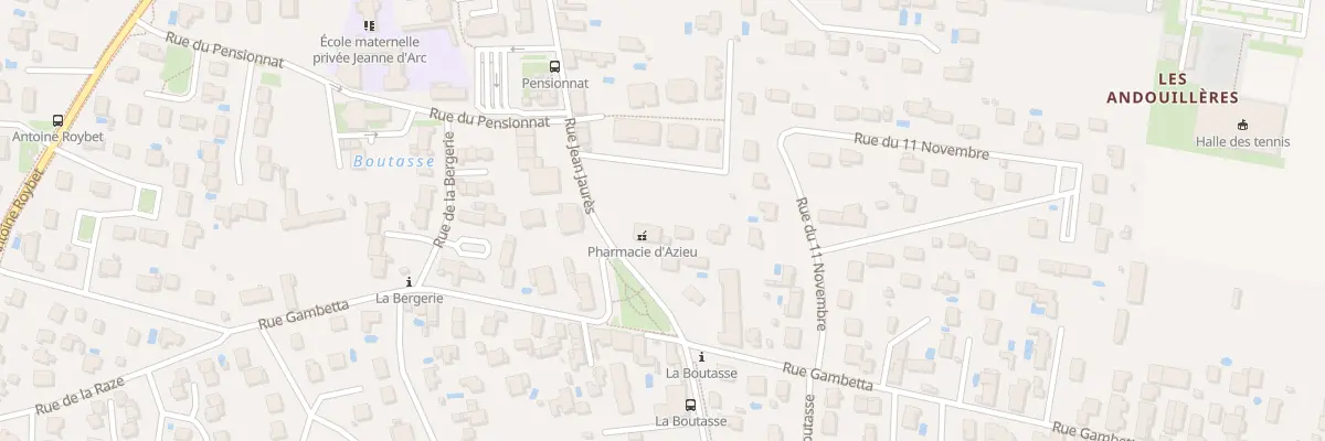 Plan du 1B Rue Jean Jaures à Genas