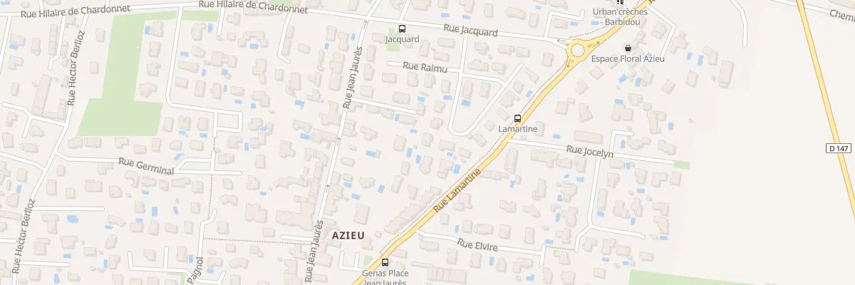Plan du 28 Rue Raimu à Genas