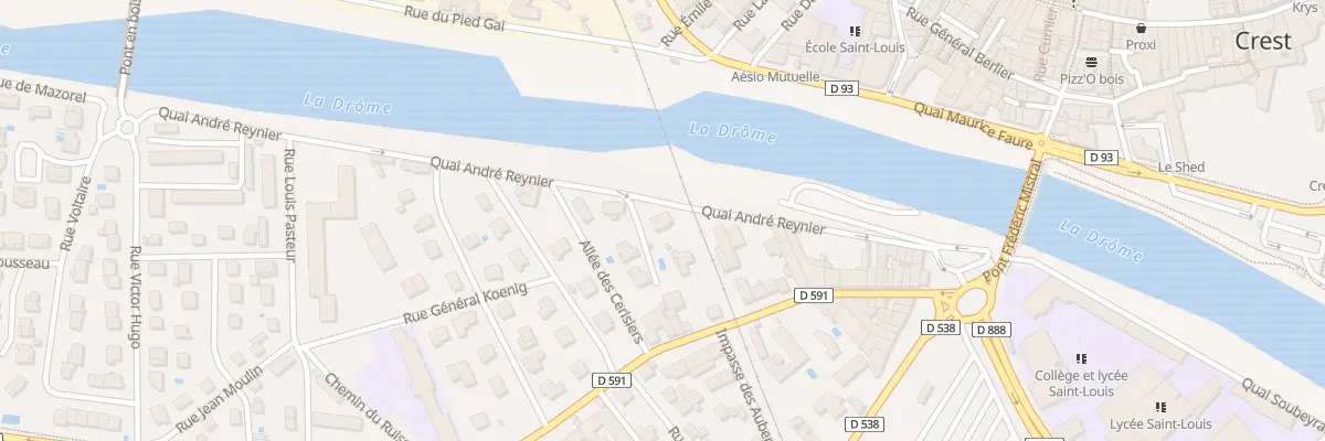 Plan du 29 Quai André Reynier à Crest