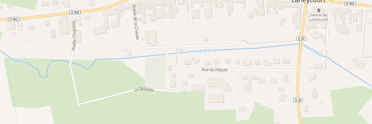 Plan du 22 Rue du Paquis à Laheycourt