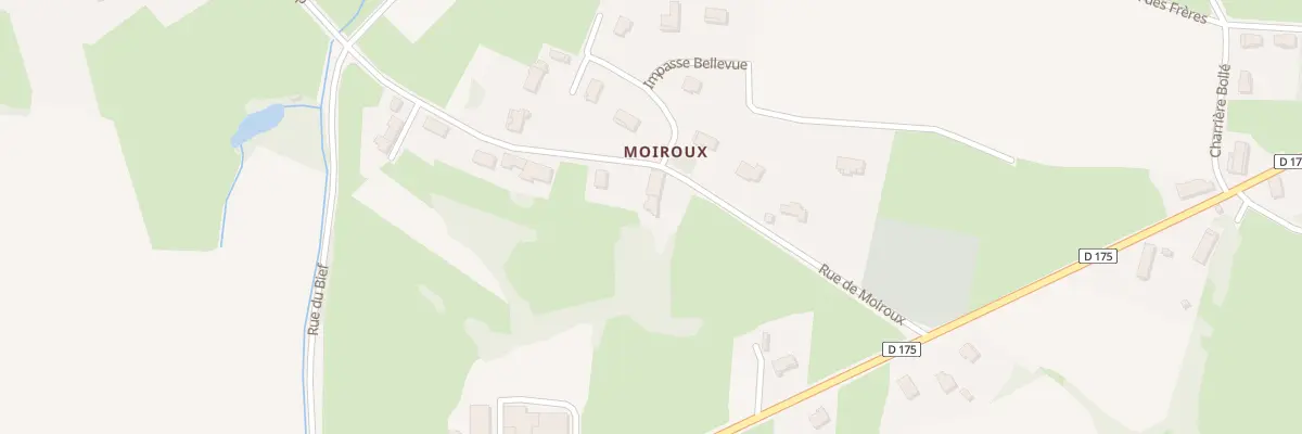 Plan du 219 Rue de Moiroux à Loisy
