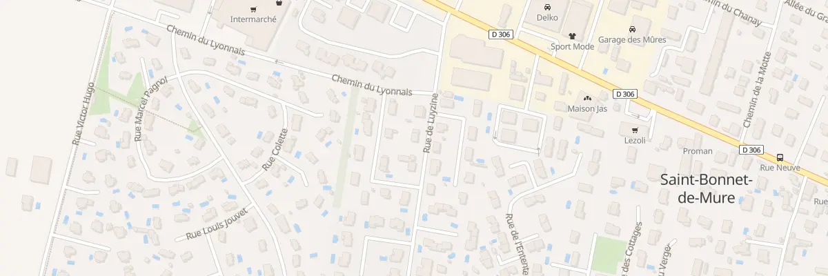 Plan du 10 Rue de Luyzine à Saint-Bonnet-de-Mure
