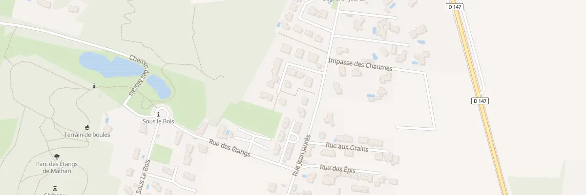 Plan du 13 Imp de la Faucille d’Or à Genas