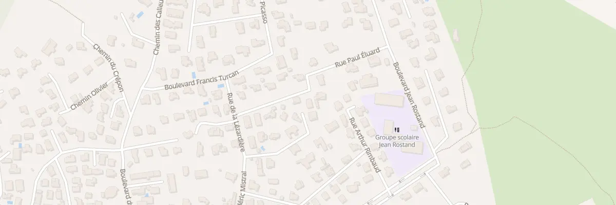 Plan du 5567 Rue Paul Eluard à Saint-Mitre-les-Remparts