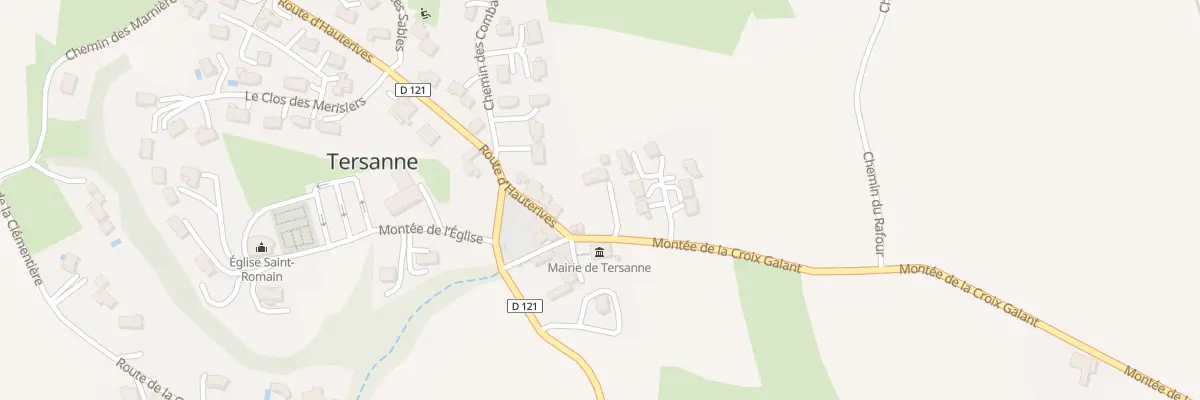 Plan du 5000 Le Village à Tersanne