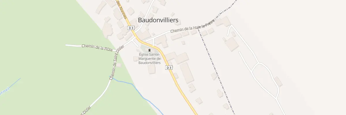 Plan du 38 Rue des Nonnes à Baudonvilliers
