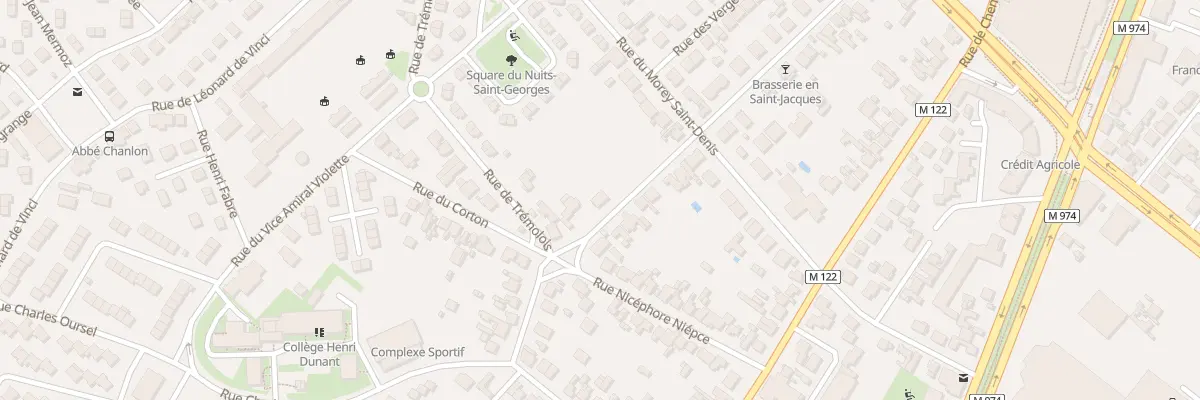 Plan du 24 Rue en Saint-Jacques à Dijon