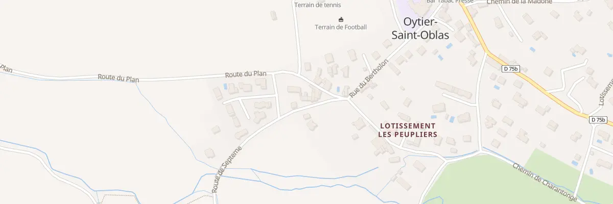 Plan du 5001 Le Bertholon à Oytier-Saint-Oblas