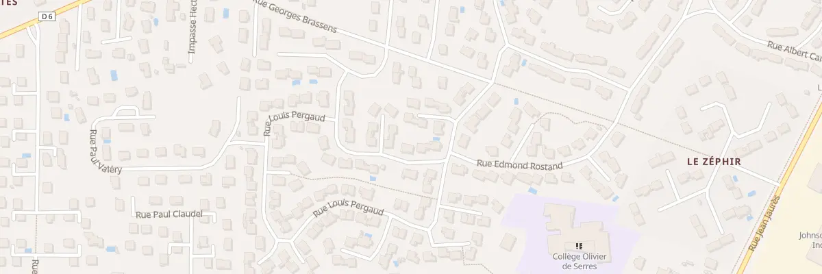 Plan du 9 Rue Jules Vallès à Meyzieu